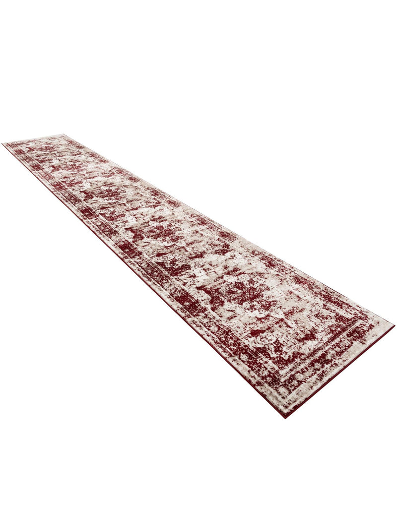 Riviera Elegance Collection Area Rug -  Menton (Burgundy) Runner Burgundy  lifestyle 56