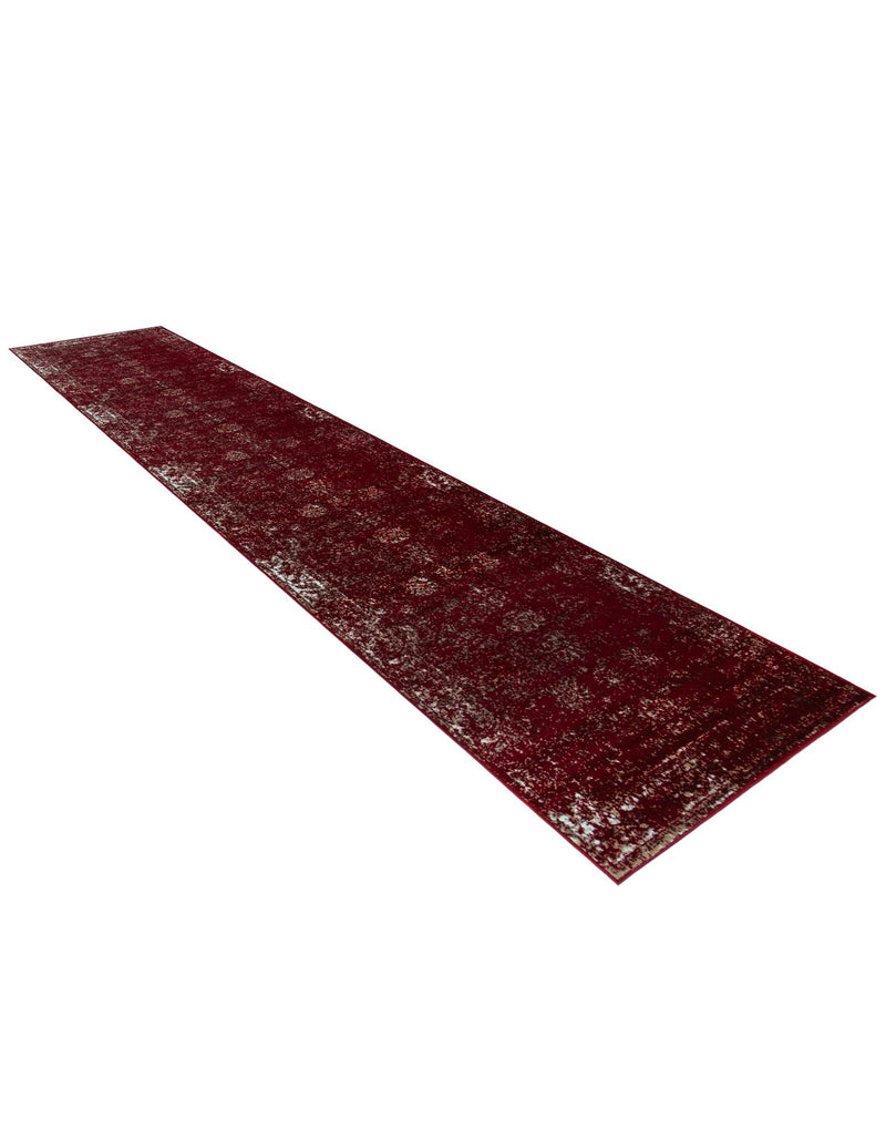 Riviera Elegance Collection Area Rug - Antibes (Burgundy) Runner Burgundy  lifestyle 56