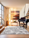 Riviera Elegance Collection Area Rug -  Monaco (Light Gray) Square Light Gray  lifestyle 25