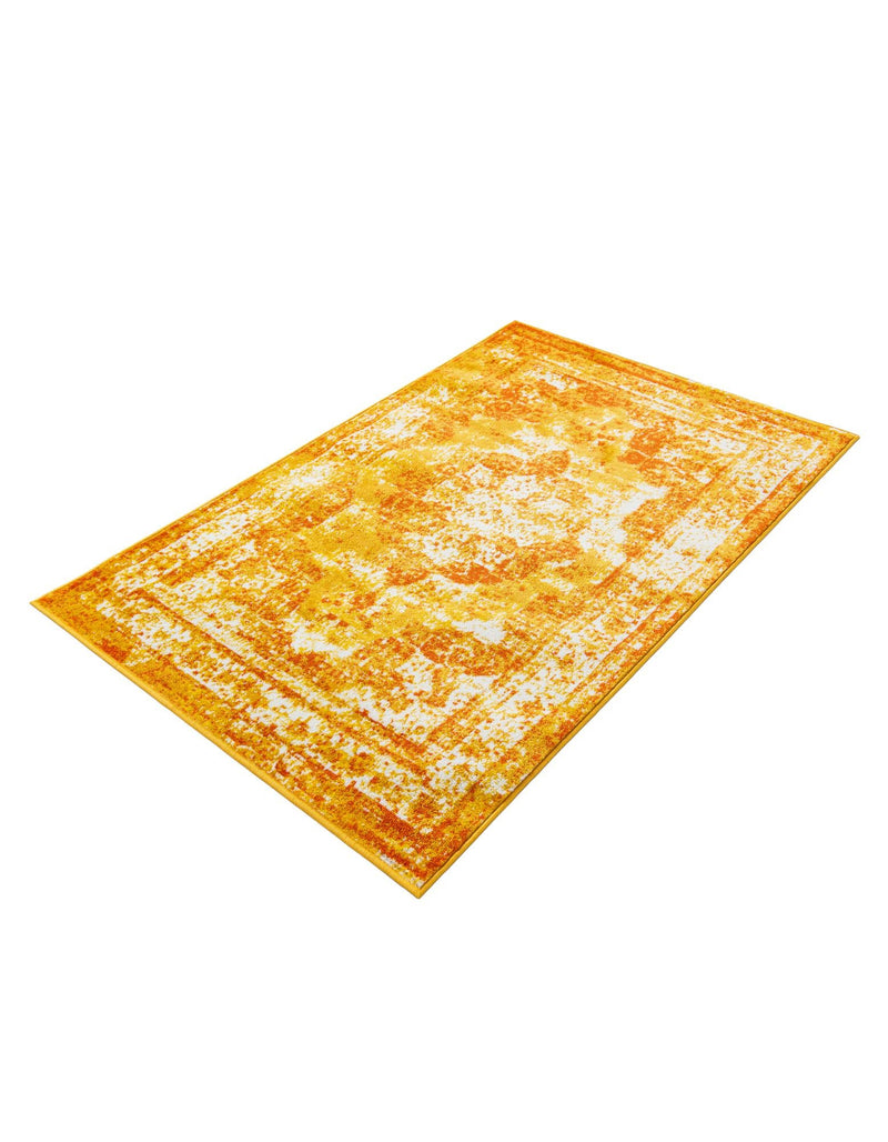 Riviera Elegance Collection Area Rug -  Menton (Orange) Rectangle Orange  lifestyle 9