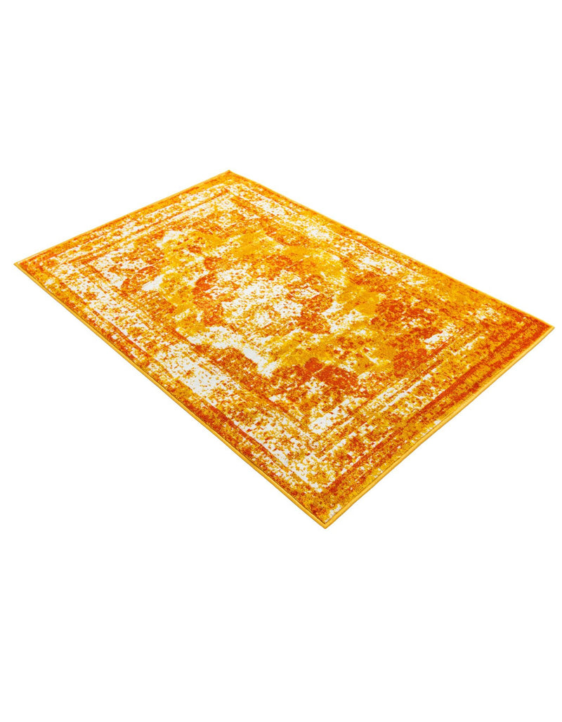 Riviera Elegance Collection Area Rug -  Menton (Orange) Rectangle Orange  lifestyle 10