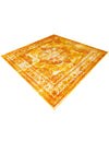 Riviera Elegance Collection Area Rug -  Menton (Orange) Square Orange  lifestyle 43