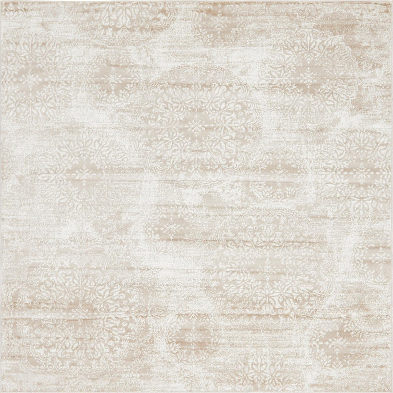 Riviera Elegance Collection Area Rug -  Monaco (Beige) Square Beige Main