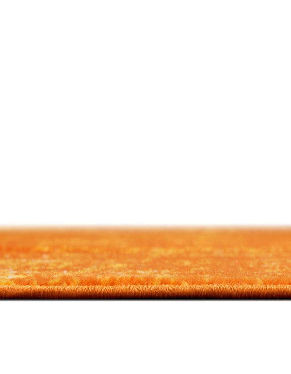 Riviera Elegance Collection Area Rug - Antibes (Orange) Square Orange  lifestyle 18