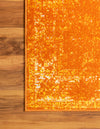 Riviera Elegance Collection Area Rug - Antibes (Orange) Square Orange  lifestyle 20