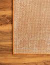 Riviera Elegance Collection Area Rug - Antibes (Orange) Square Orange  lifestyle 22