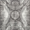 Riviera Elegance Collection Area Rug -  Nice Square Dark Gray Main