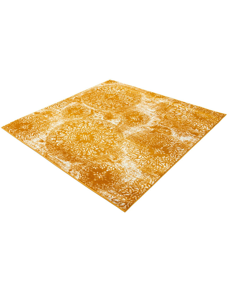 Riviera Elegance Collection Area Rug -  Monaco (Yellow) Square Yellow  lifestyle 38