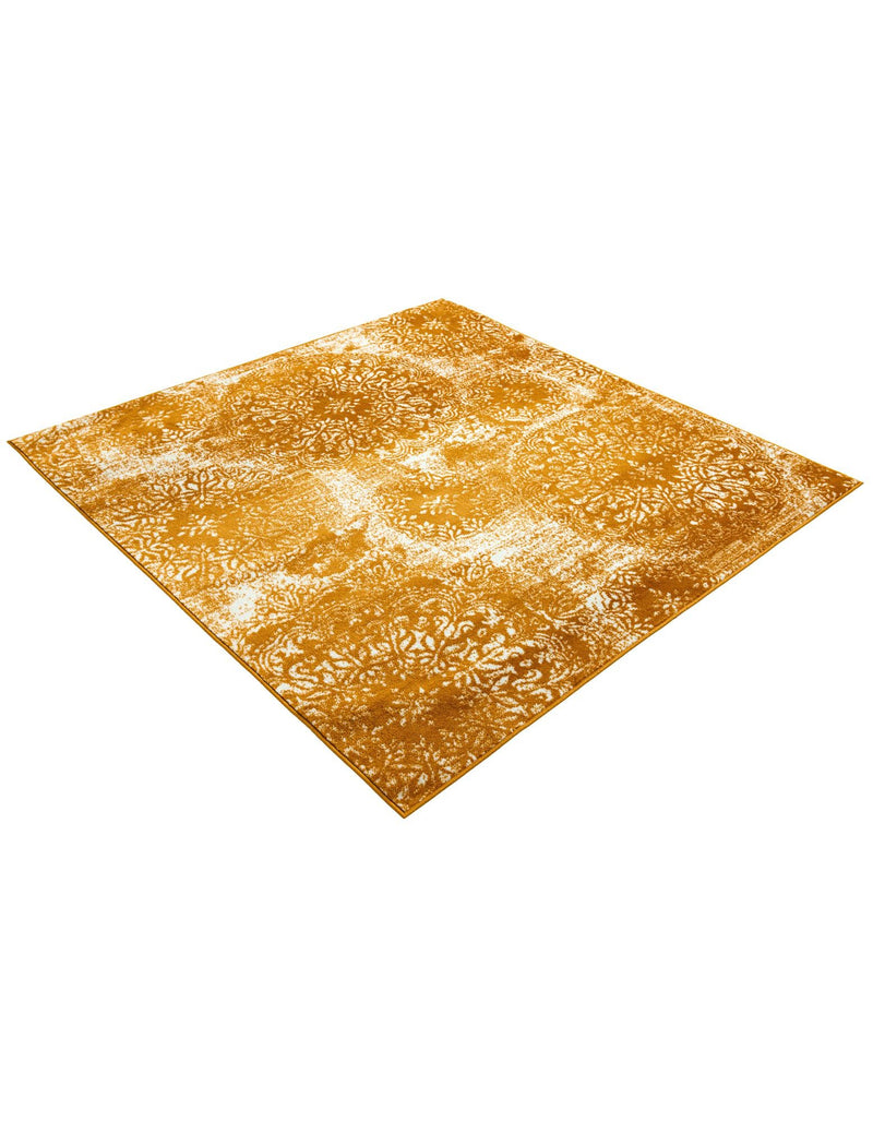 Riviera Elegance Collection Area Rug -  Monaco (Yellow) Square Yellow  lifestyle 39