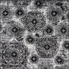 Riviera Elegance Collection Area Rug -  Monaco (Black) Square Black Main