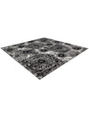 Riviera Elegance Collection Area Rug -  Monaco (Black) Square Black  lifestyle 43