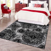 Riviera Elegance Collection Area Rug -  Monaco (Black) Square Black  lifestyle 49