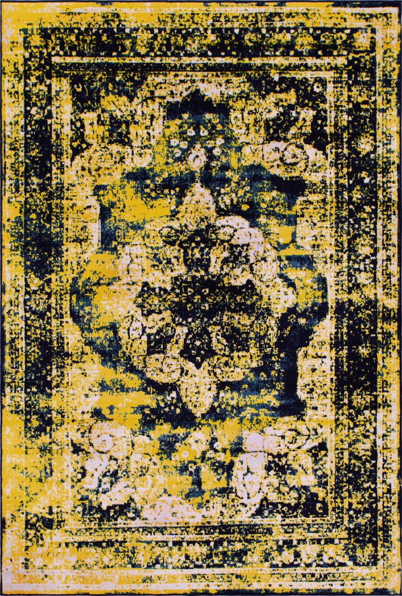 Riviera Elegance Collection Area Rug -  Menton (Navy Blue) Rectangle Navy Blue  lifestyle 2