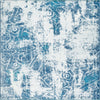 Riviera Elegance Collection Area Rug -  Grasse Square Blue  lifestyle 52