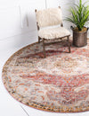 Oxfordshire Elegance Collection Area Rug -  Banbury Round Multi  lifestyle 32