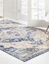 Oxfordshire Elegance Collection Area Rug -  Banbury Rectangle Blue  lifestyle 5