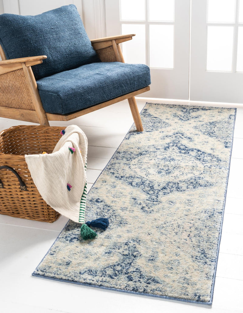 Oxfordshire Elegance Collection Area Rug -  Banbury Runner Blue  lifestyle 31