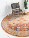 Oxfordshire Elegance Collection Area Rug -  Didcot Round Multi  lifestyle 36