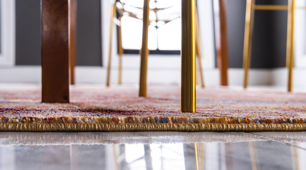 Oxfordshire Elegance Collection Area Rug -  Didcot Round Multi  lifestyle 50
