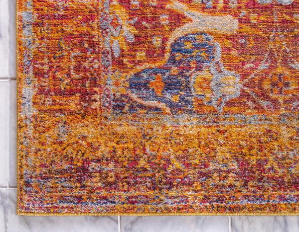 Oxfordshire Elegance Collection Area Rug -  Didcot Runner Multi  lifestyle 59