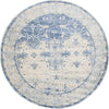 Oxfordshire Elegance Collection Area Rug -  Didcot Round Navy Blue  lifestyle 29