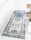Oxfordshire Elegance Collection Area Rug -  Didcot Runner Navy Blue  lifestyle 32