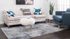Lunar Luxe Collection Area Rug - Selene Rectangle Gray  lifestyle 6
