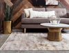 Lunar Luxe Collection Area Rug - Selene Rectangle Ivory Beige  lifestyle 7
