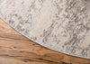 Lunar Luxe Collection Area Rug - Selene Round Ivory Beige  lifestyle 54