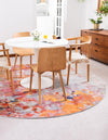 Lunar Luxe Collection Area Rug - Selene Round Multi  lifestyle 71