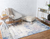 Lunar Luxe Collection Area Rug - Selene Rectangle Blue  lifestyle 10