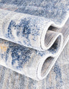 Lunar Luxe Collection Area Rug - Selene Rectangle Blue  lifestyle 47