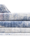 Lunar Luxe Collection Area Rug - Selene Rectangle Blue  lifestyle 50