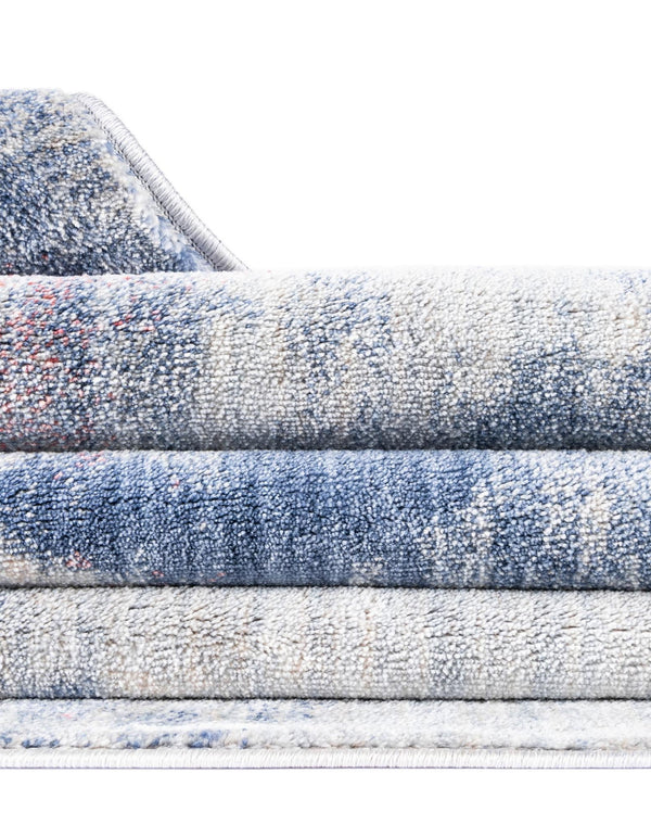 Lunar Luxe Collection Area Rug - Selene Rectangle Blue  lifestyle 50