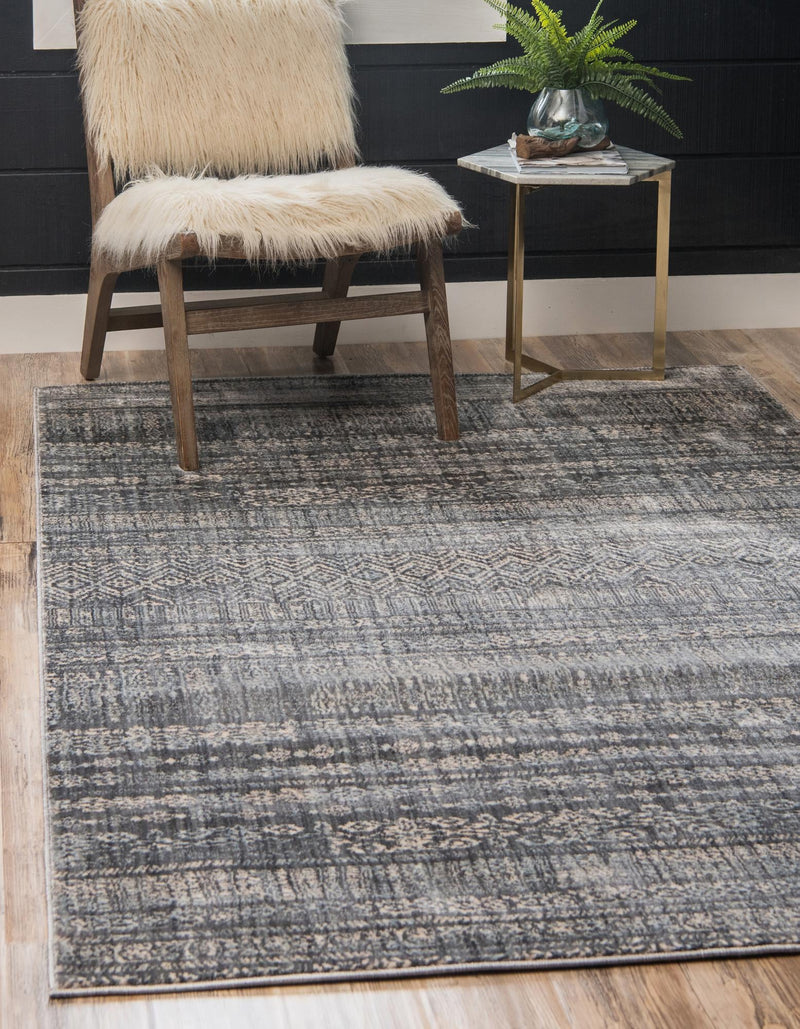 Lunar Luxe Collection Area Rug -  Artemis Rectangle Gray  lifestyle 8