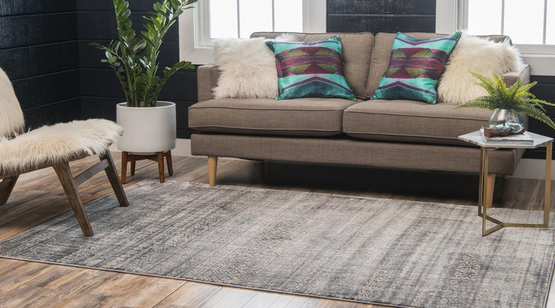 Lunar Luxe Collection Area Rug -  Artemis Rectangle Gray  lifestyle 13