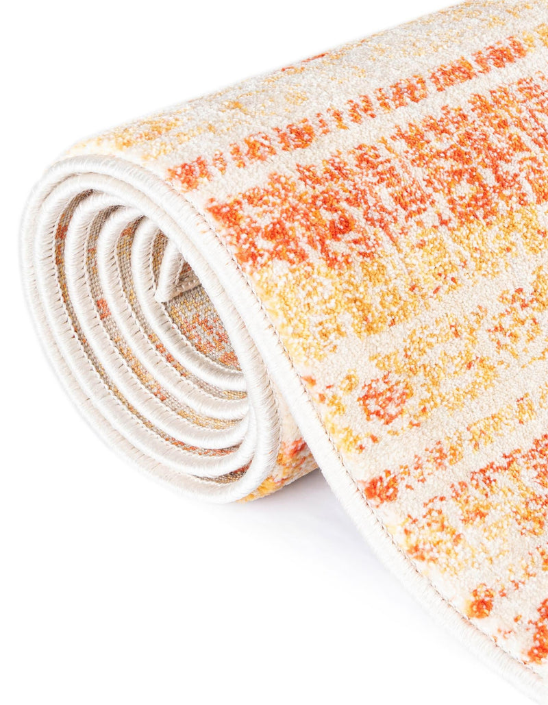 Lunar Luxe Collection Area Rug -  Artemis Rectangle Orange  lifestyle 53