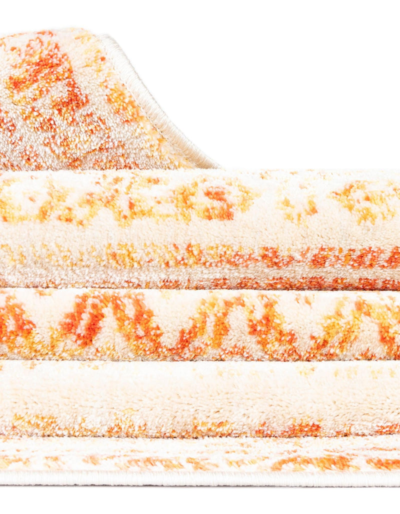 Lunar Luxe Collection Area Rug -  Artemis Rectangle Orange  lifestyle 57