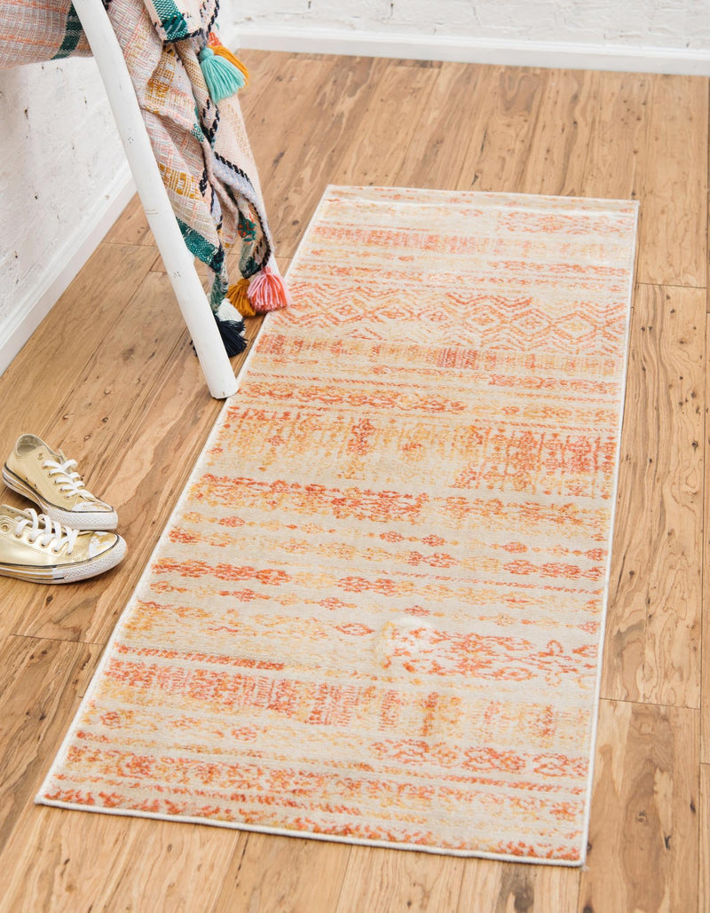 Lunar Luxe Collection Area Rug -  Artemis Runner Orange  lifestyle 69