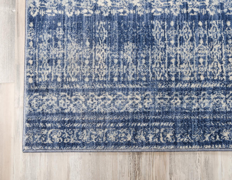 Lunar Luxe Collection Area Rug -  Artemis Rectangle Navy Blue  lifestyle 26