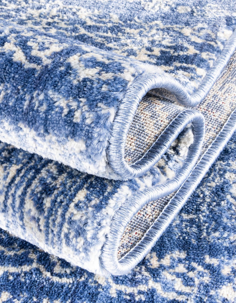 Lunar Luxe Collection Area Rug -  Artemis Rectangle Navy Blue  lifestyle 58