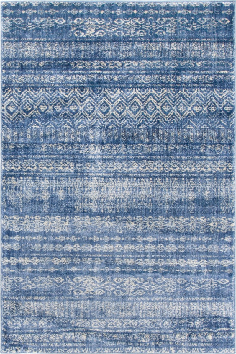 Lunar Luxe Collection Area Rug -  Artemis Rectangle Navy Blue  lifestyle 2