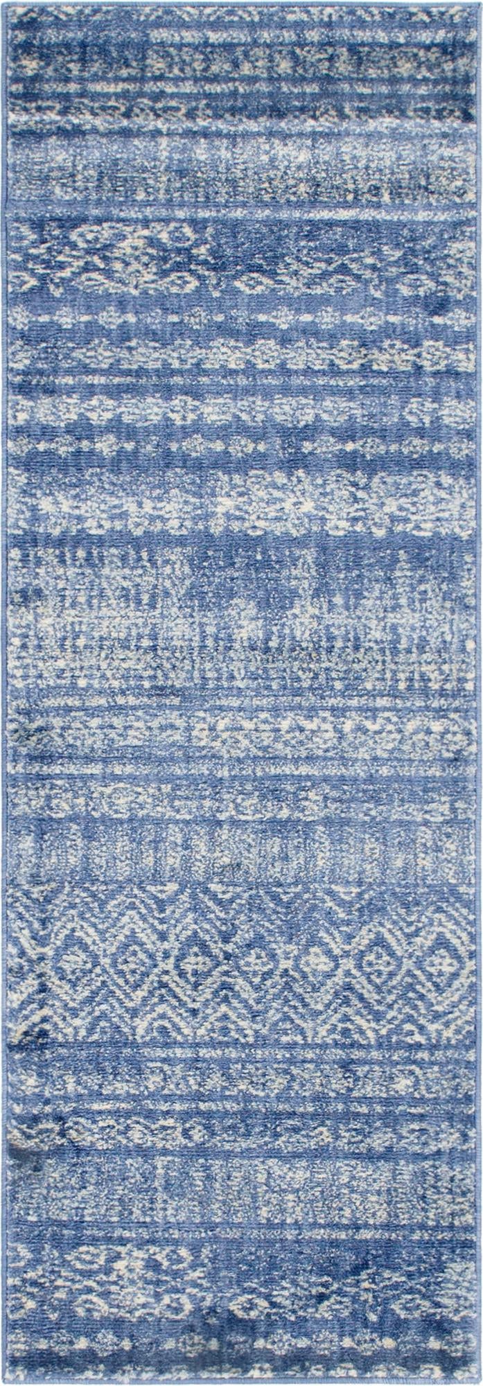 Lunar Luxe Collection Area Rug -  Artemis Runner Navy Blue  lifestyle 32
