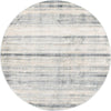 Lunar Luxe Collection Area Rug -  Titan Round Gray  lifestyle 35