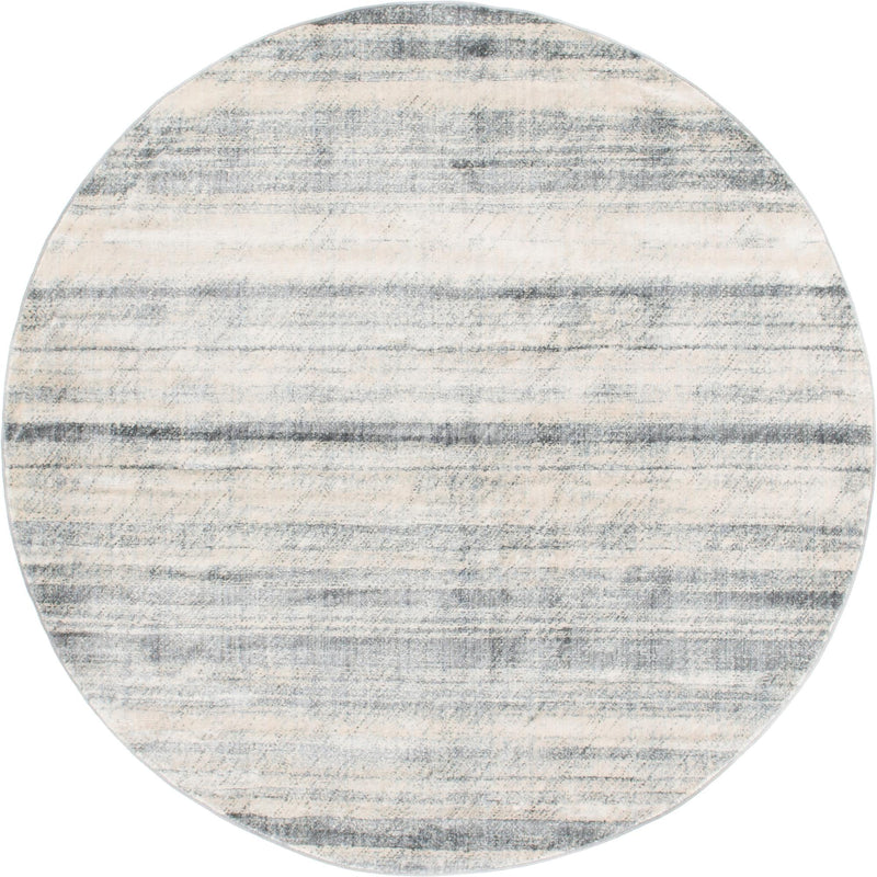 Lunar Luxe Collection Area Rug -  Titan Round Gray  lifestyle 35