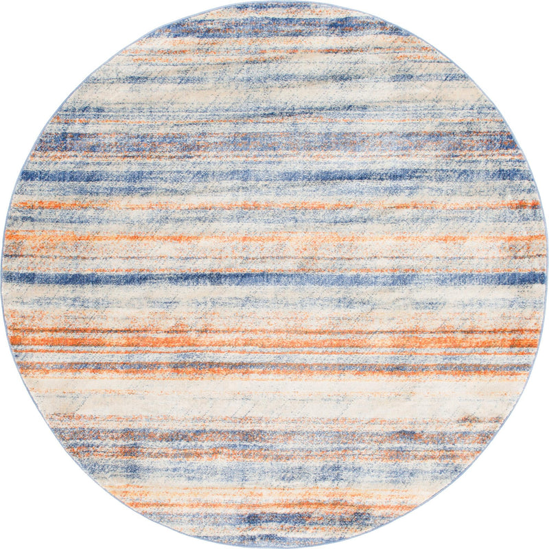 Lunar Luxe Collection Area Rug -  Titan Round Multi  lifestyle 37