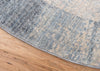 Lunar Luxe Collection Area Rug -  Ganymede Round Gray  lifestyle 34
