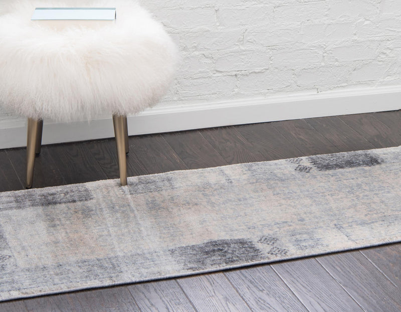 Lunar Luxe Collection Area Rug -  Ganymede Runner Gray  lifestyle 25