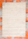 Lunar Luxe Collection Area Rug -  Ganymede Rectangle Orange  lifestyle 4