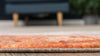 Lunar Luxe Collection Area Rug -  Ganymede Round Orange  lifestyle 42